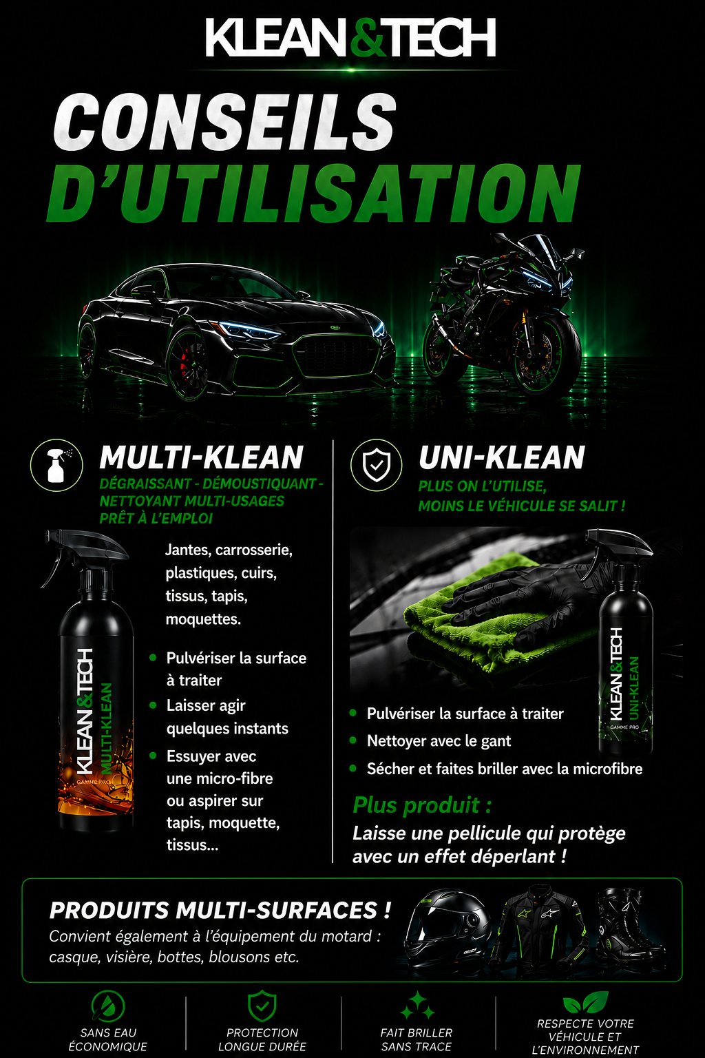 FULL PACK X4 pour AUTO & MOTO