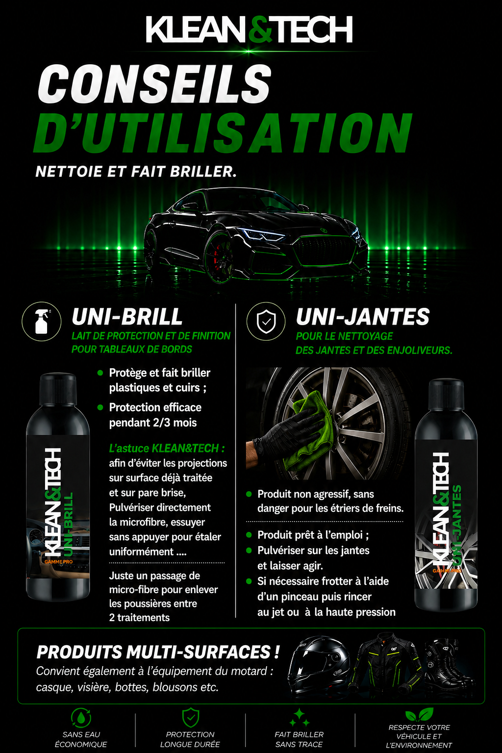 FULL PACK X4 pour AUTO & MOTO