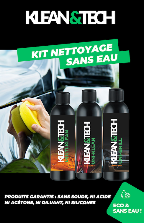 Kit NETTOYAGE AUTO Sans Eau
